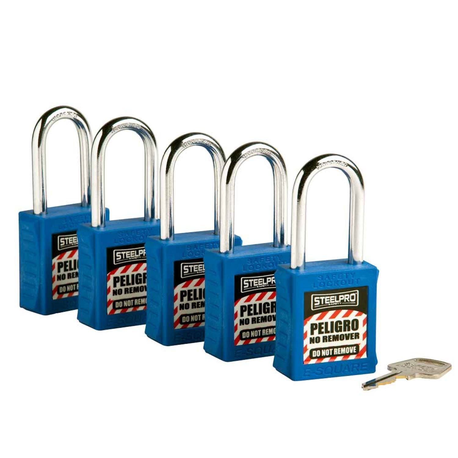 Kit De 5 Candados Mk Steelpro X10 Azul – Steel Pro safety