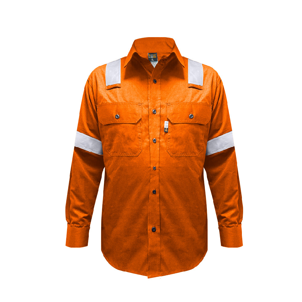 Camisa Ignifuga NFPA T.S HW Tarasafe Naranjo