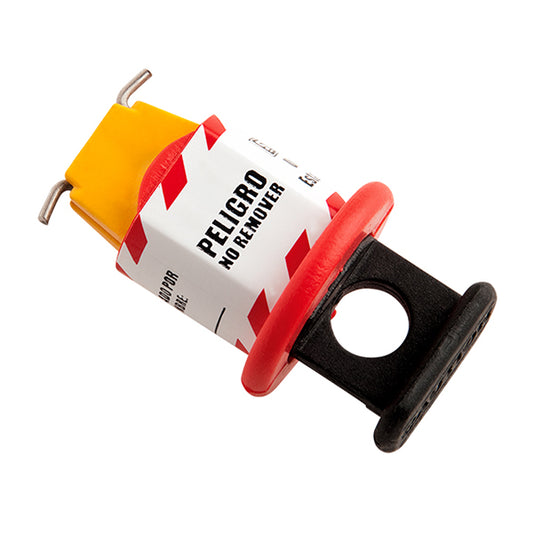BLOQUEO DE BREAKER ELÉCTRICO AMARILLO DE 13 MM