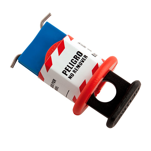 BLOQUEO DE BREAKER ELÉCTRICO AZUL DE 16 MM