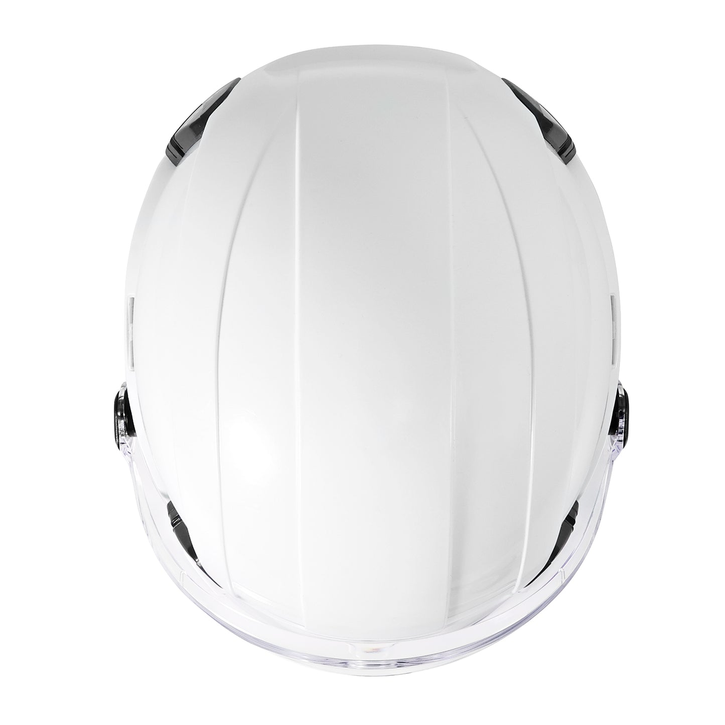 Casco Yako Steelpro Blanco con visera ISP