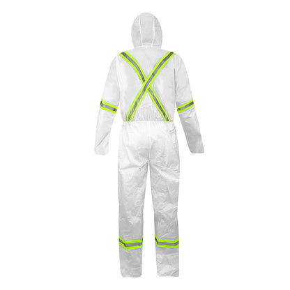 BUZO DE PROTECCION STEELPRO 7715 BLANCO DIA/NOCHE