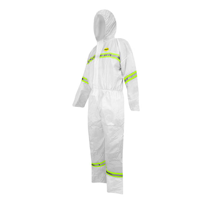 BUZO DE PROTECCION STEELPRO 7715 BLANCO DIA/NOCHE