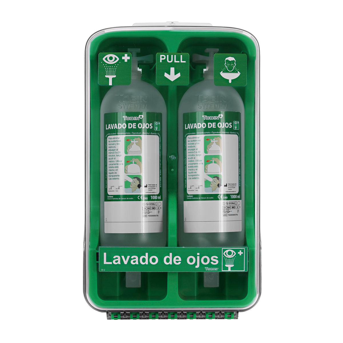 BOTELLA LAVAOJOS CON GABINETE TOBIN (2 UN) ANTI POLVO
