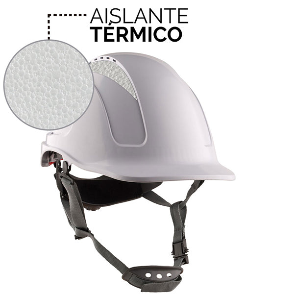 CASCO STEELPRO MONTAÑA VENTILADO BLANCO
